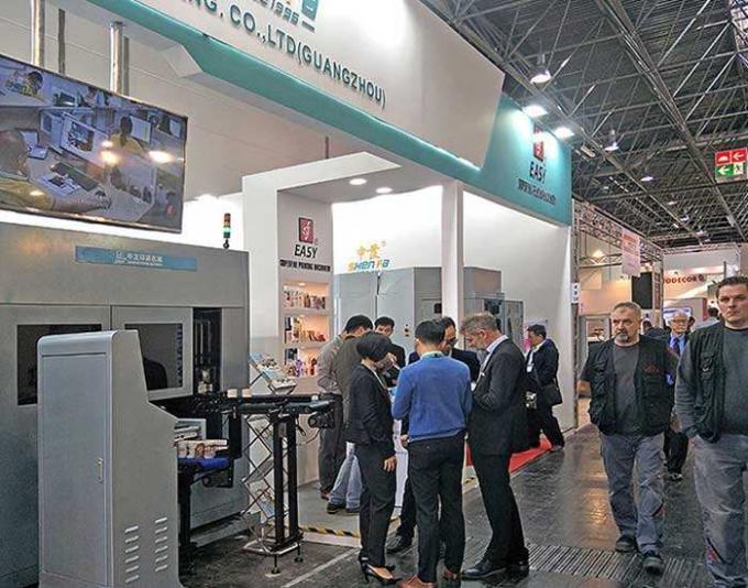 سرعة عالية كاملة الطباعة الشاشة سيرفو / حرارة طابع آلة للطعم الإلكتروني الدائري / البيضاوي / المثلثي 10