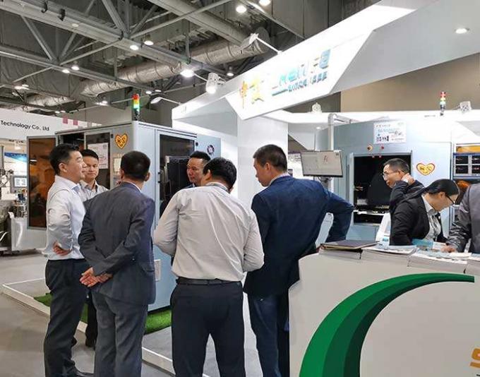 سرعة عالية كاملة الطباعة الشاشة سيرفو / حرارة طابع آلة للطعم الإلكتروني الدائري / البيضاوي / المثلثي 14