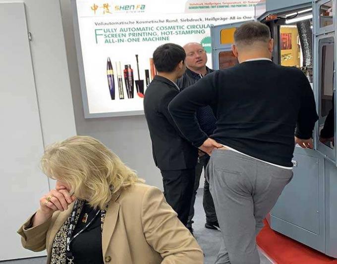 سرعة عالية كاملة الطباعة الشاشة سيرفو / حرارة طابع آلة للطعم الإلكتروني الدائري / البيضاوي / المثلثي 13