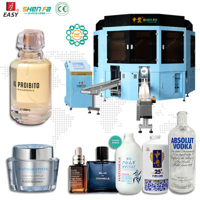 quality آلة طباعة الشاشة المؤازرة ذات 8 ألوان للزجاجات 30-60 قطعة/دقيقة factory